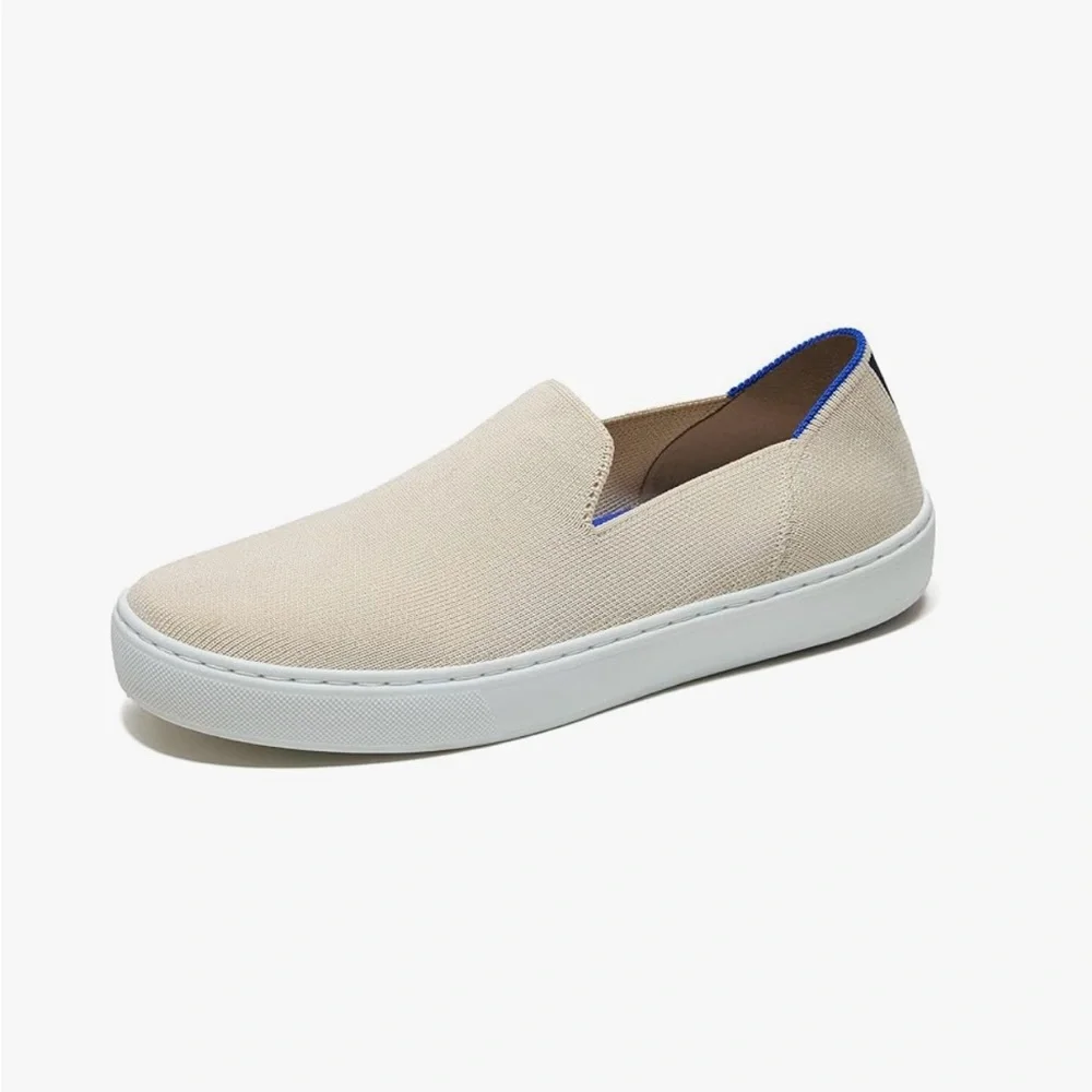 Rothy's Women Size 8 The Original Sand Round Toe Casual Slip On Sneaker